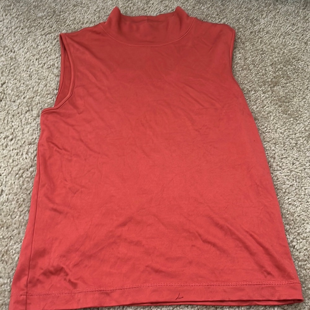 salmon turtle neck from Ann Taylor